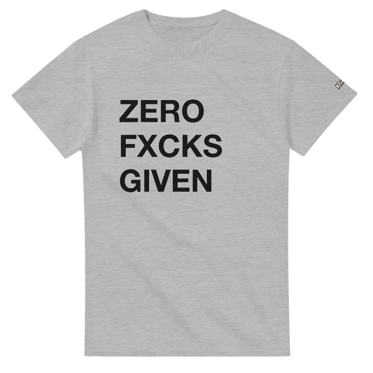 PLAINSPEAK - ZERO FXCKS GIVEN - Unisex Crewneck T