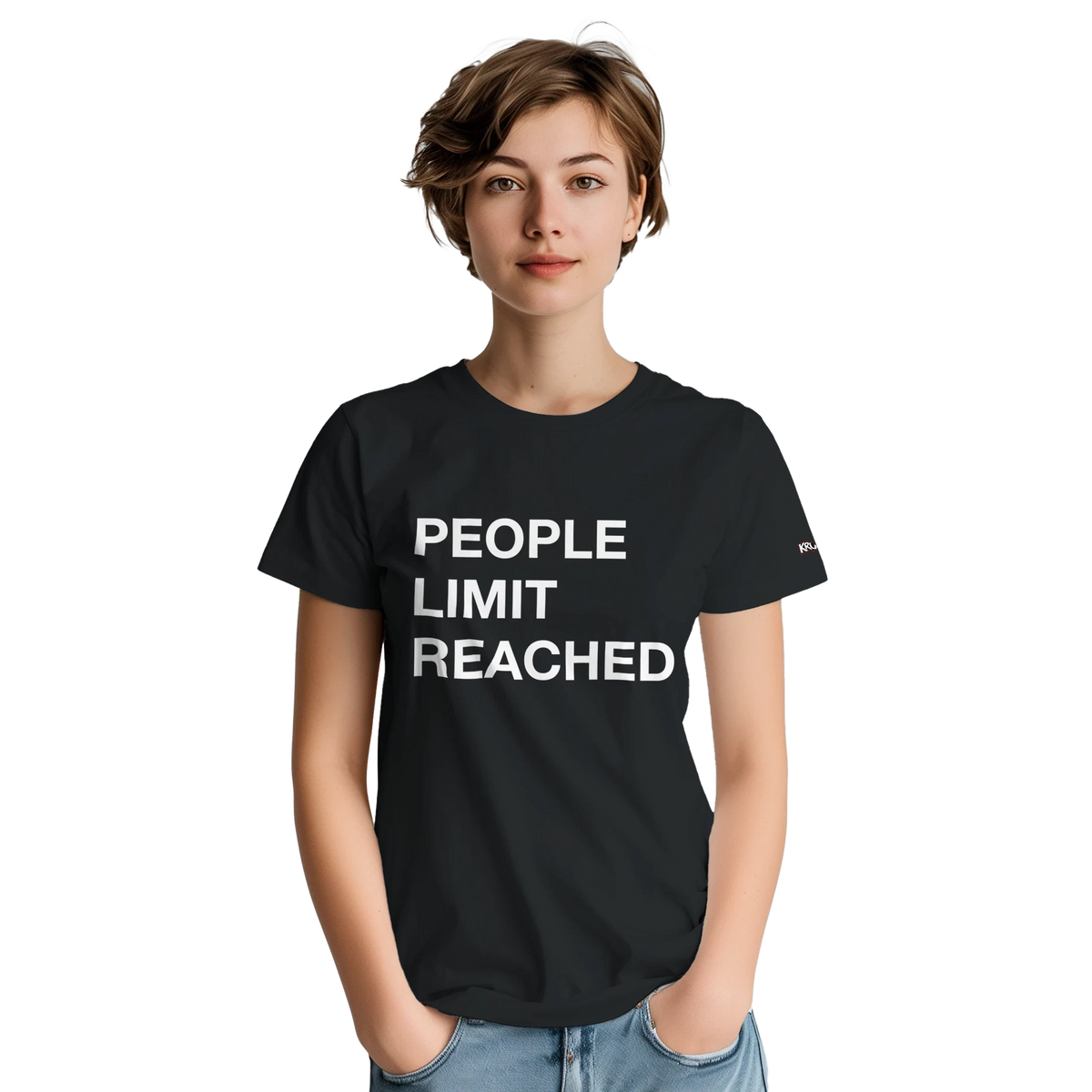 PLAINSPEAK - PEOPLE LIMIT REACHED - Unisex Crewneck T