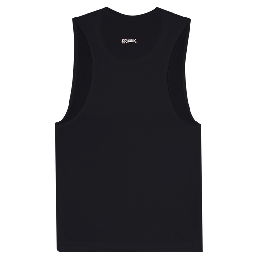 KRUUNK - Zero FXcks Disco muscle tee - womens - dark grey