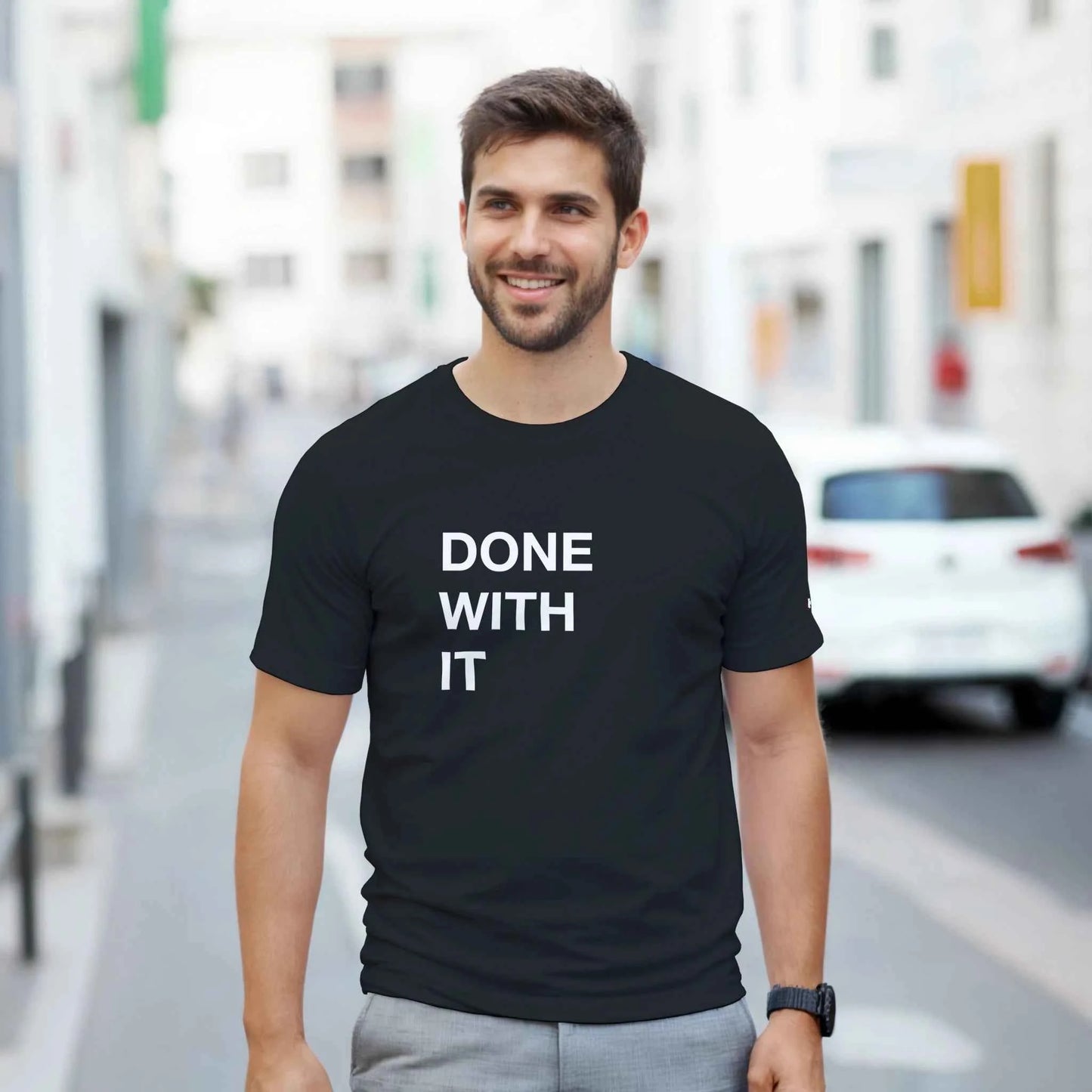 PLAINSPEAK - DONE WITH IT - Unisex Crewneck T