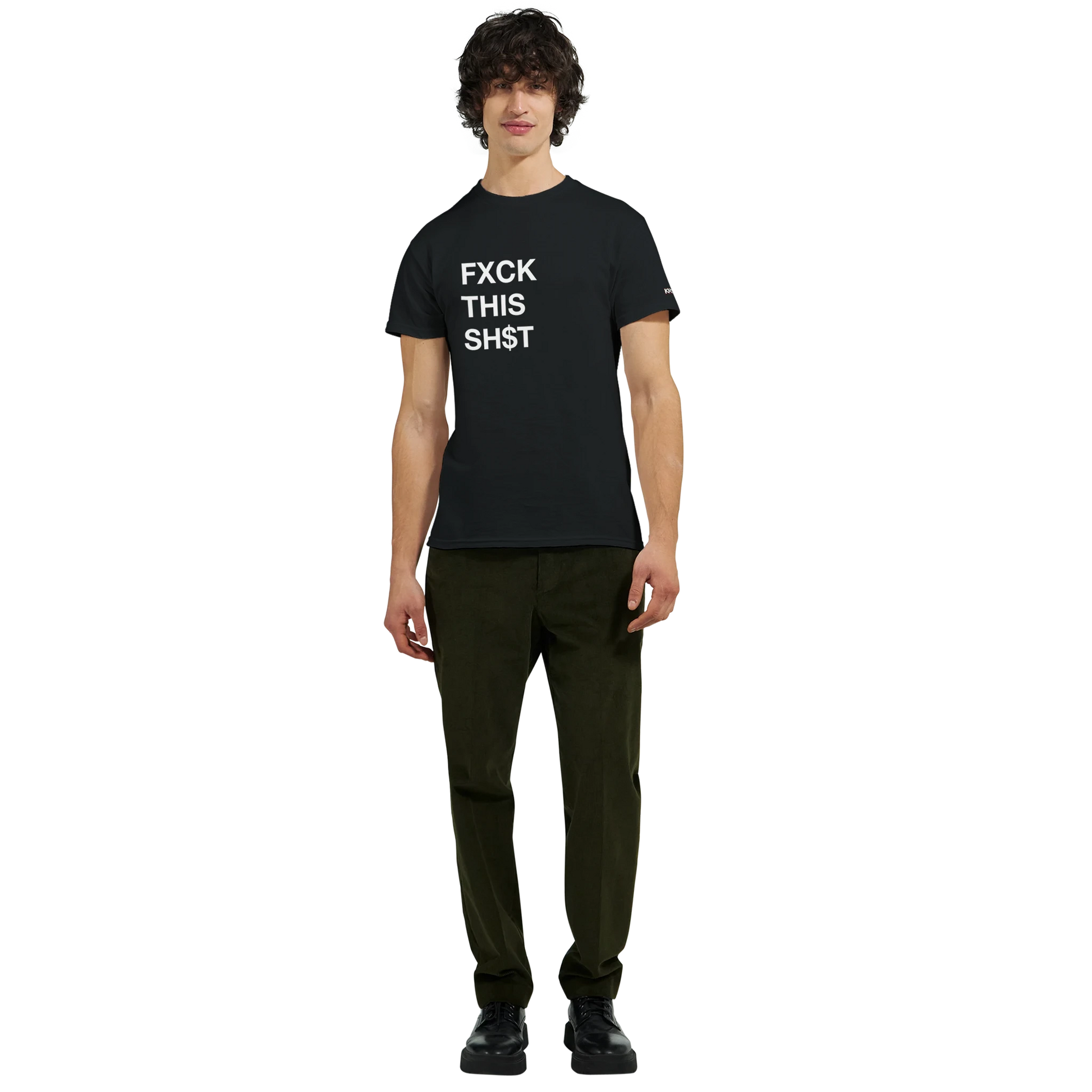 PLAINSPEAK - FXCK THIS SH$T - Unisex Crewneck T - Kruunk