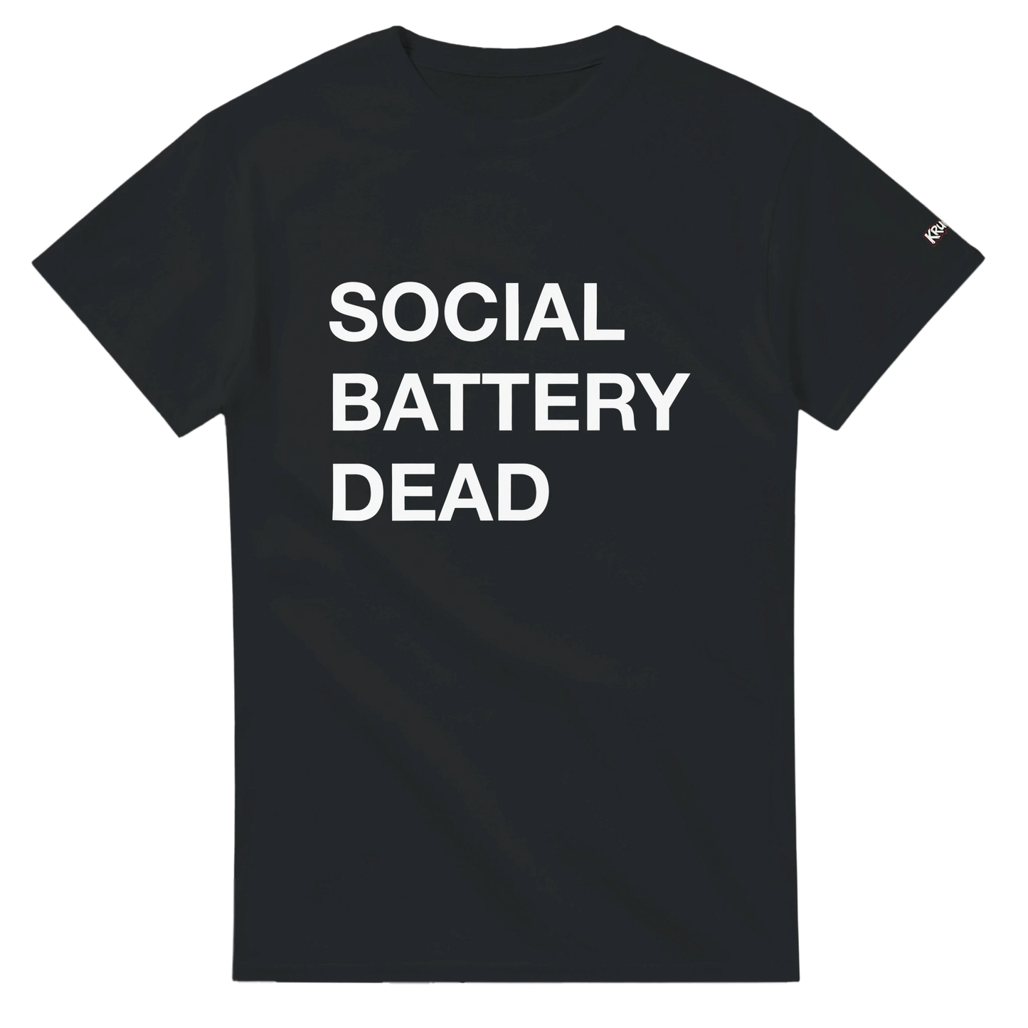 PLAINSPEAK - SOCIAL BATTERY DEAD - Unisex Crewneck T