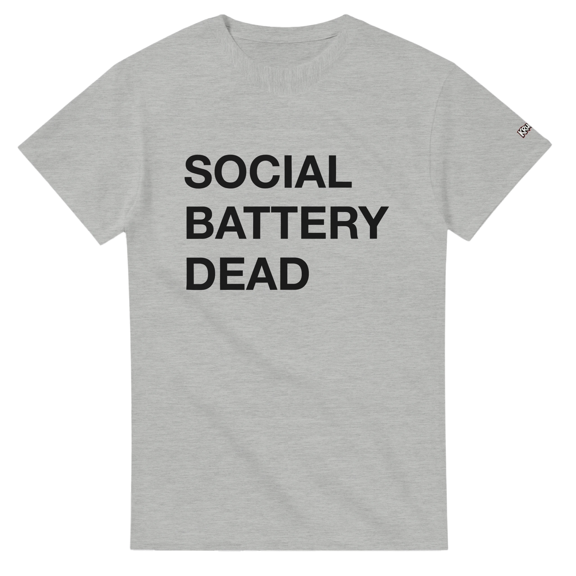 PLAINSPEAK - SOCIAL BATTERY DEAD - Unisex Crewneck T