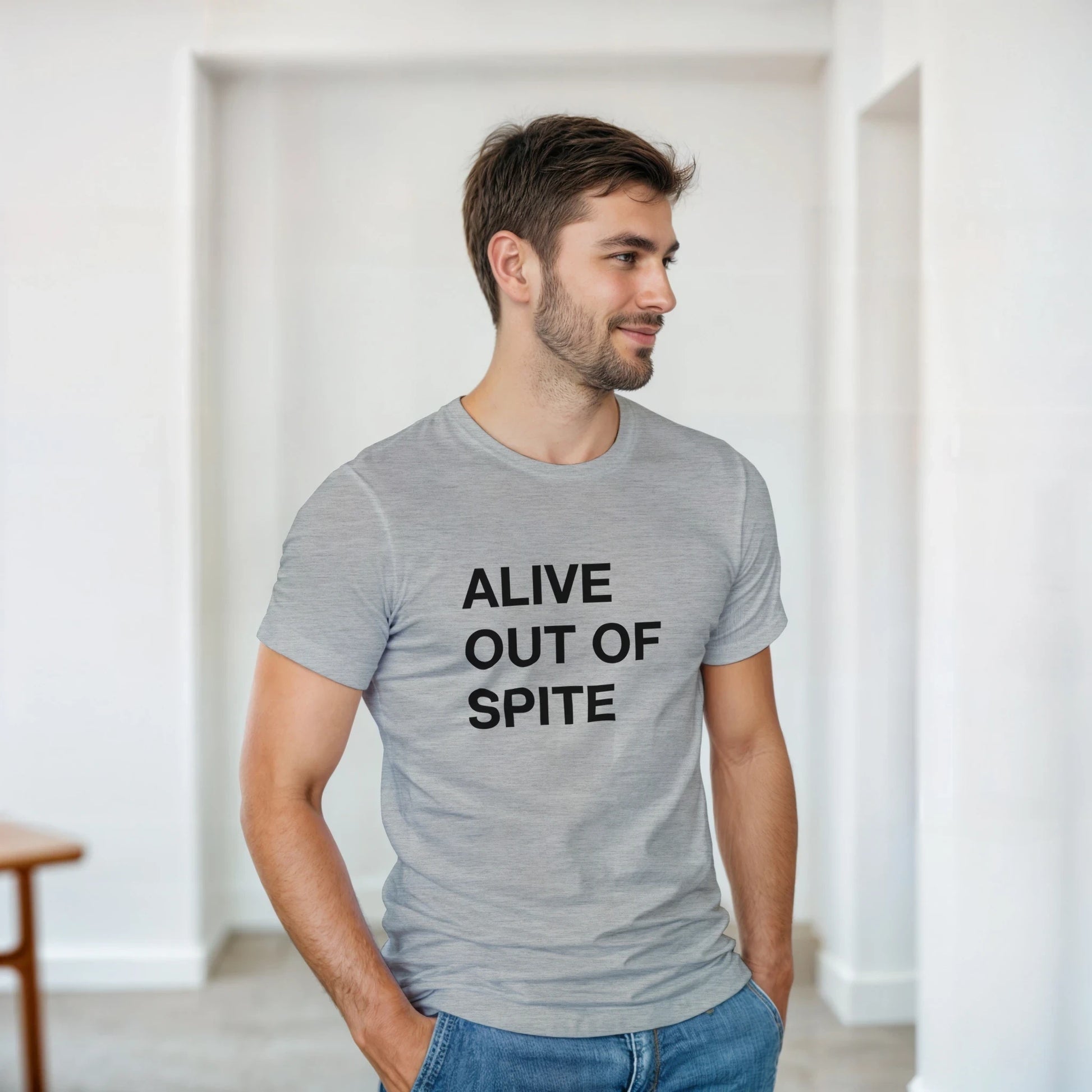 PLAINSPEAK - ALIVE OUT OF SPITE - Unisex Crewneck T