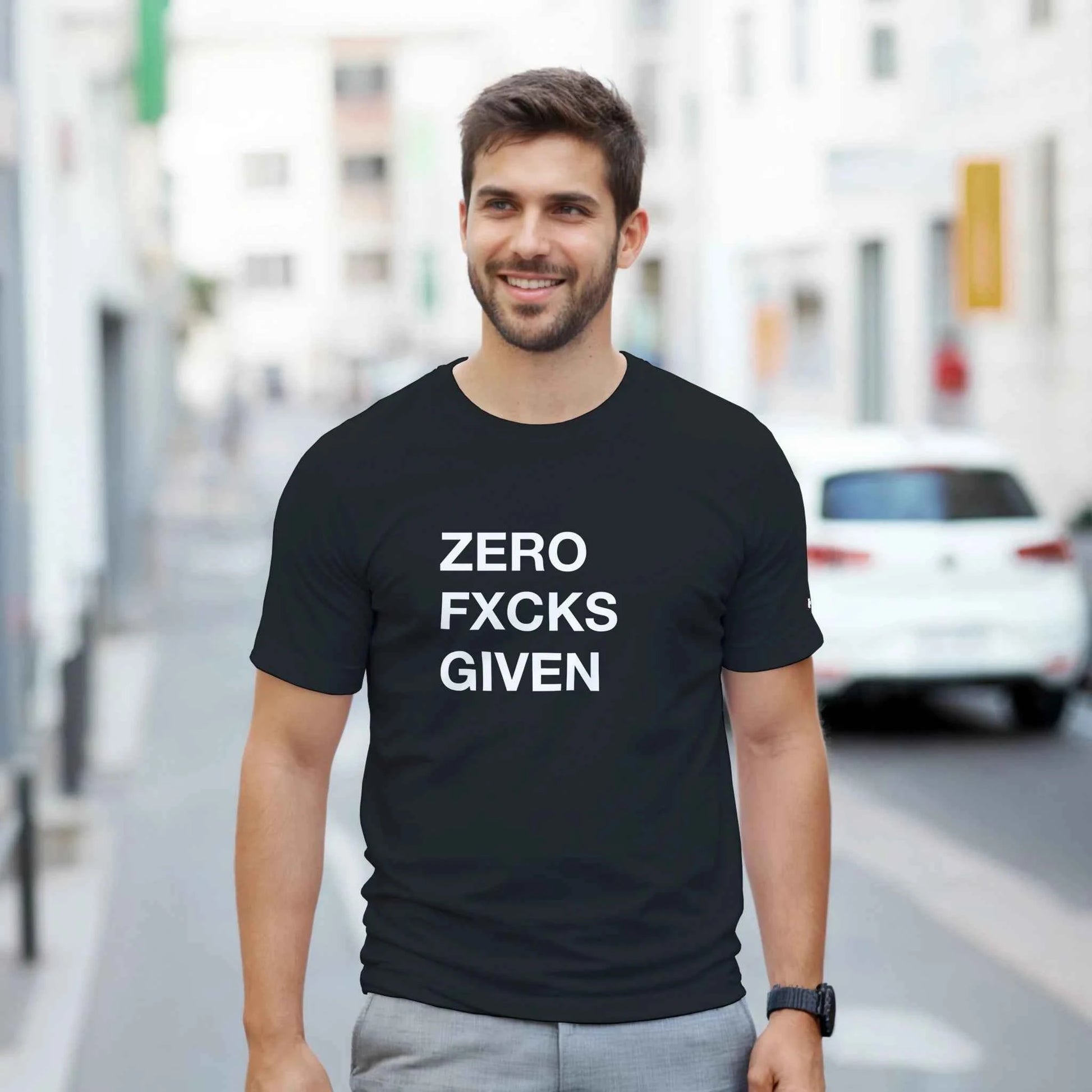 PLAINSPEAK - ZERO FXCKS GIVEN - Unisex Crewneck T