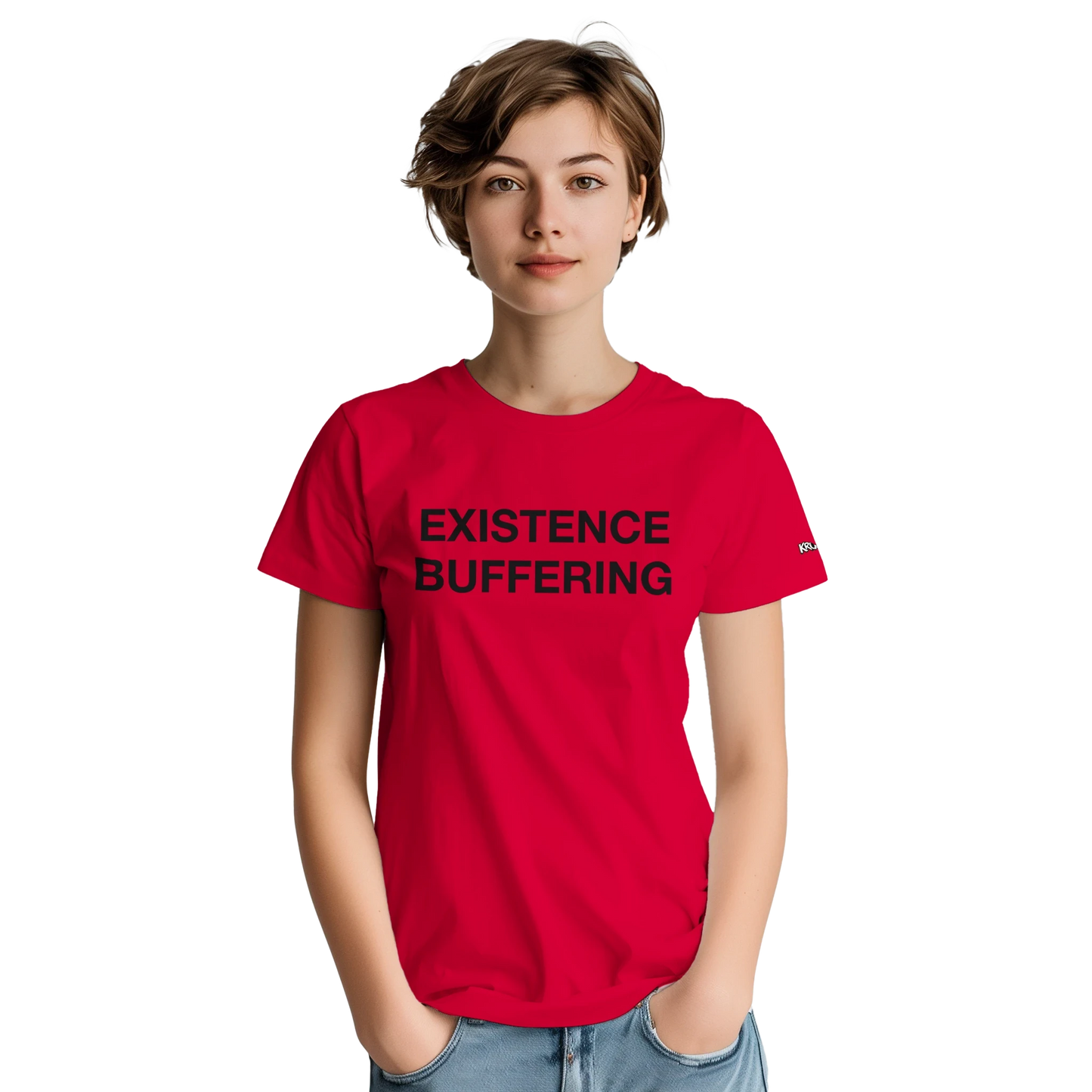 PLAINSPEAK - EXISTENCE BUFFERING - Unisex Crewneck T