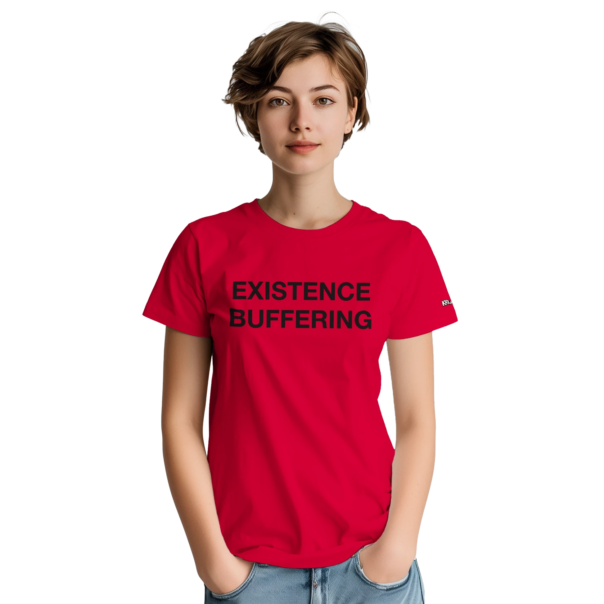 PLAINSPEAK - EXISTENCE BUFFERING - Unisex Crewneck T