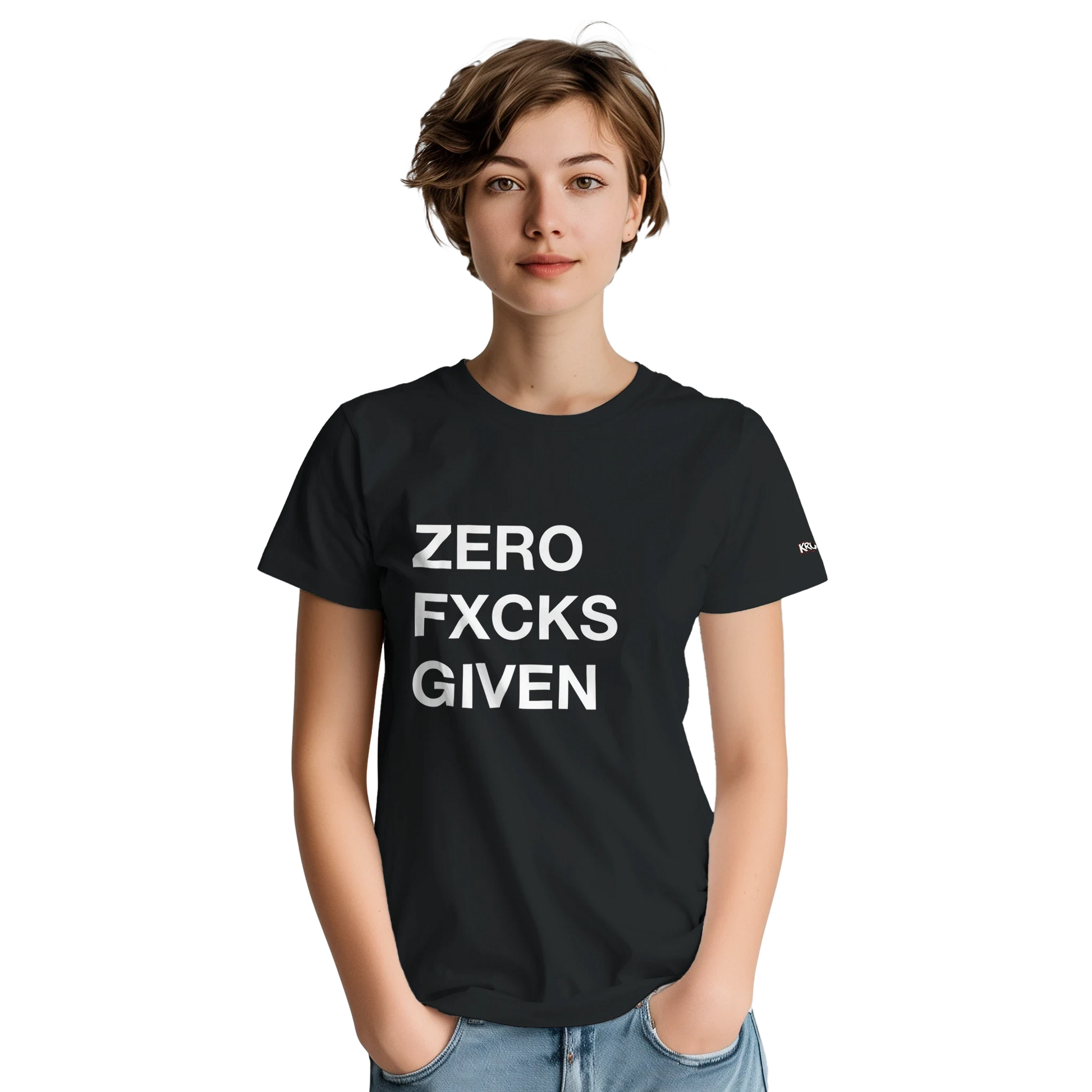 PLAINSPEAK - ZERO FXCKS GIVEN - Unisex Crewneck T