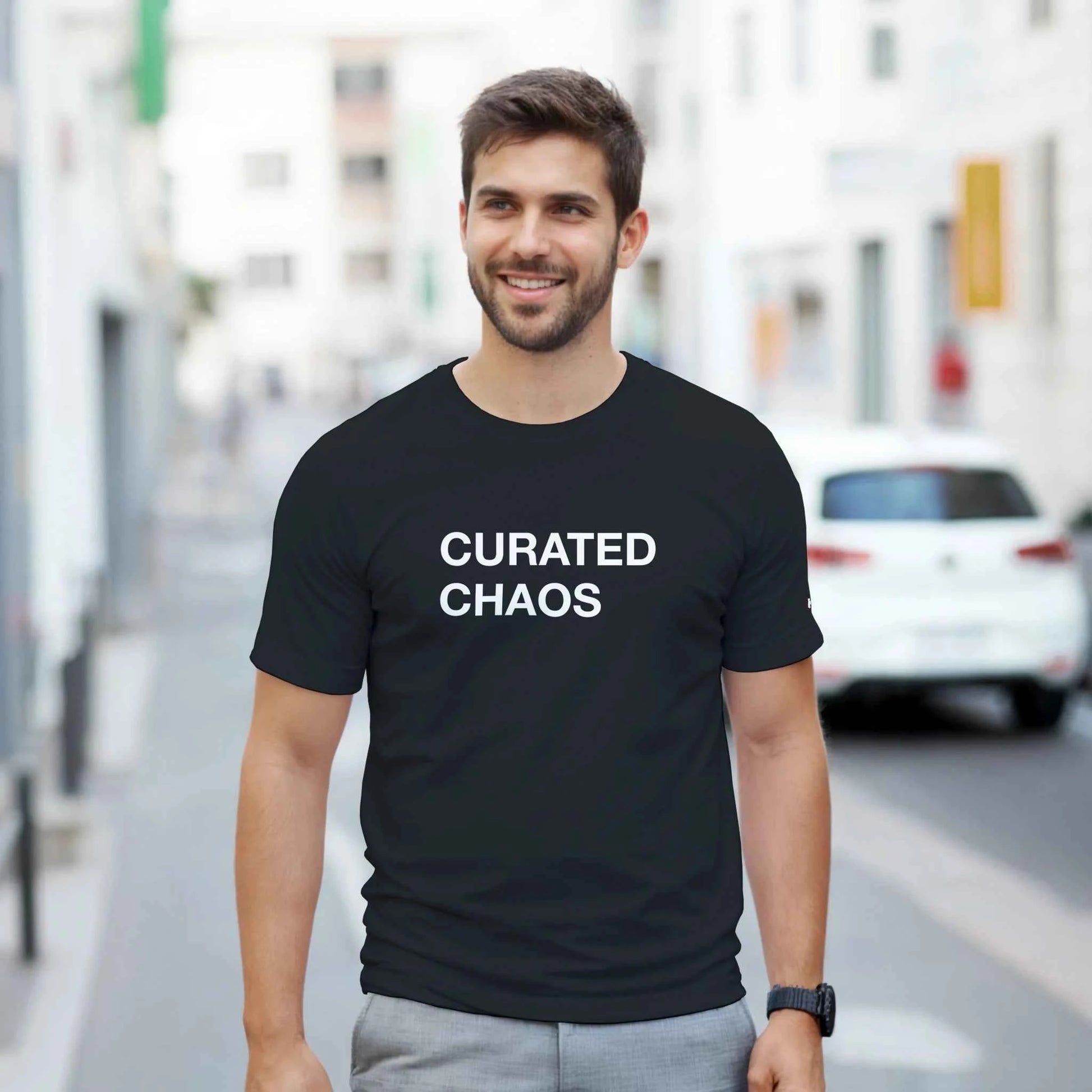 PLAINSPEAK - CURATED CHAOS - Unisex Crewneck T
