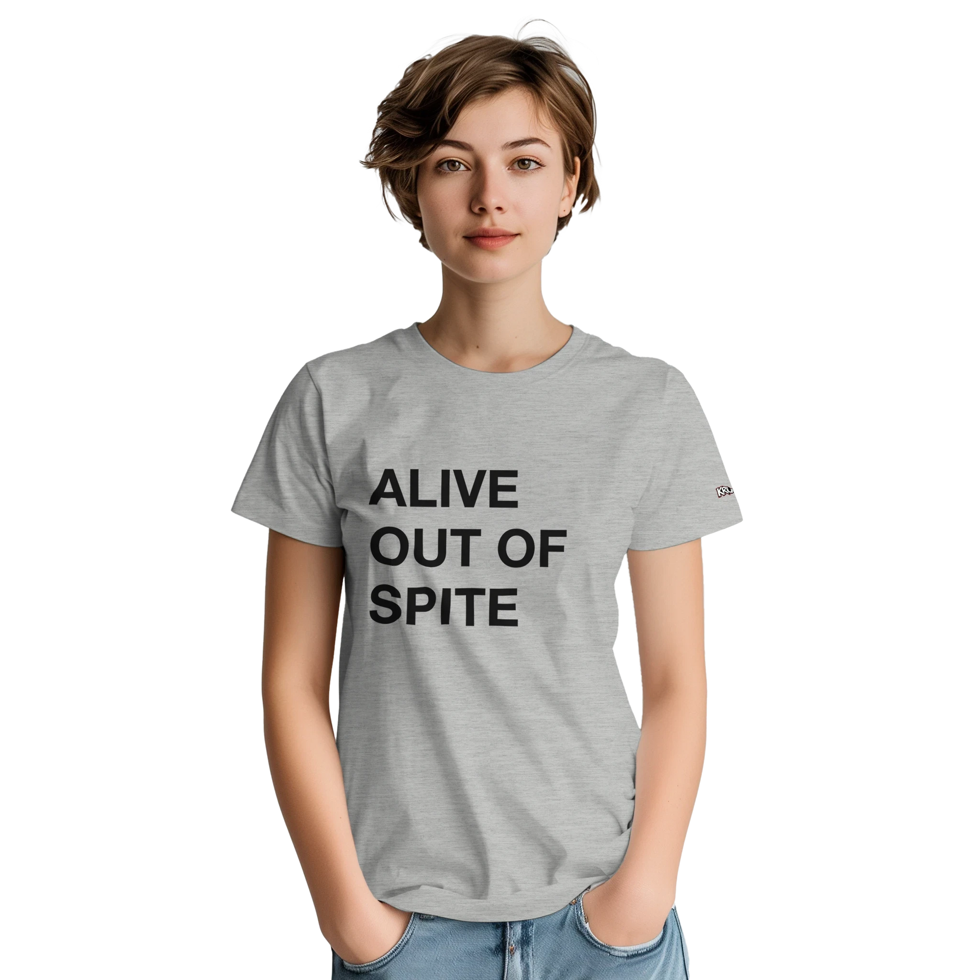 PLAINSPEAK - ALIVE OUT OF SPITE - Unisex Crewneck T