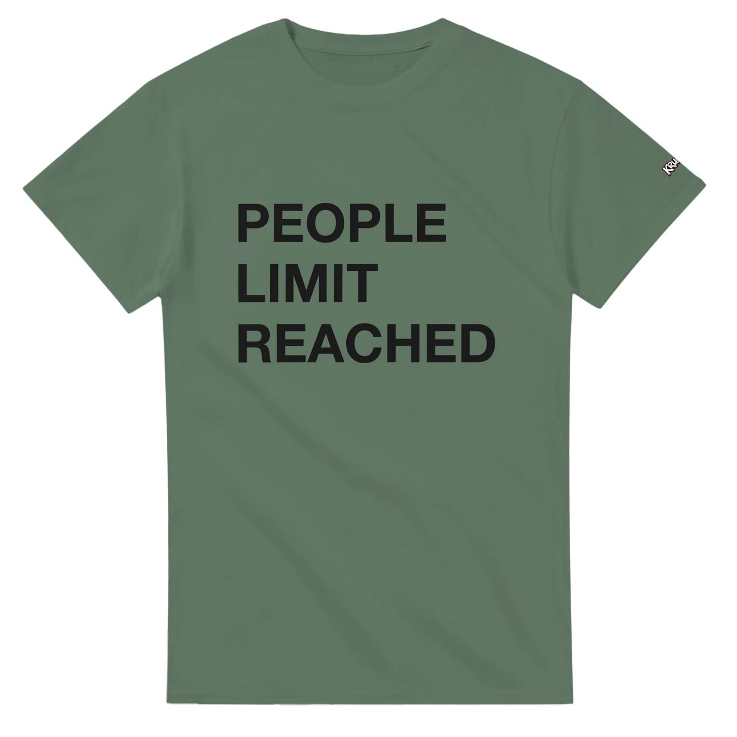 PLAINSPEAK -  PEOPLE LIMIT REACHED - Unisex Crewneck T
