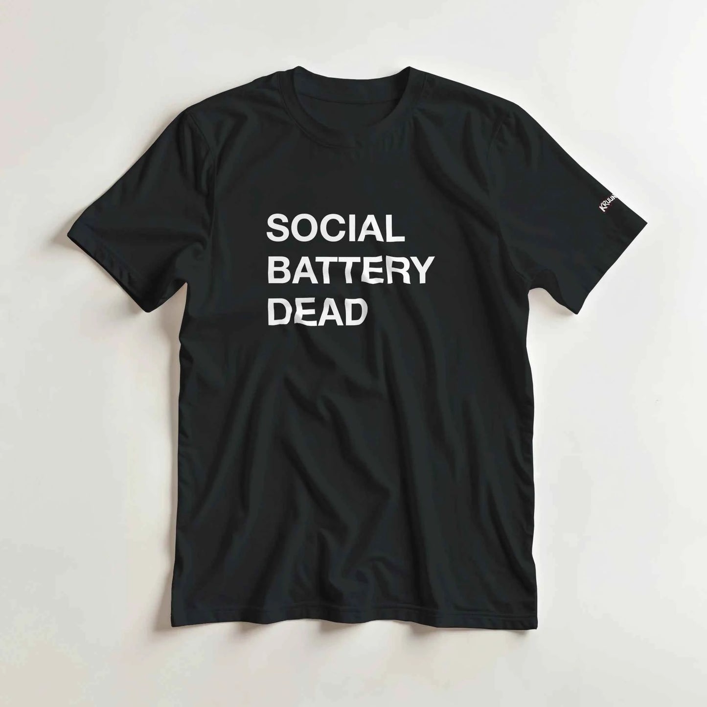 PLAINSPEAK - SOCIAL BATTERY DEAD - Unisex Crewneck T