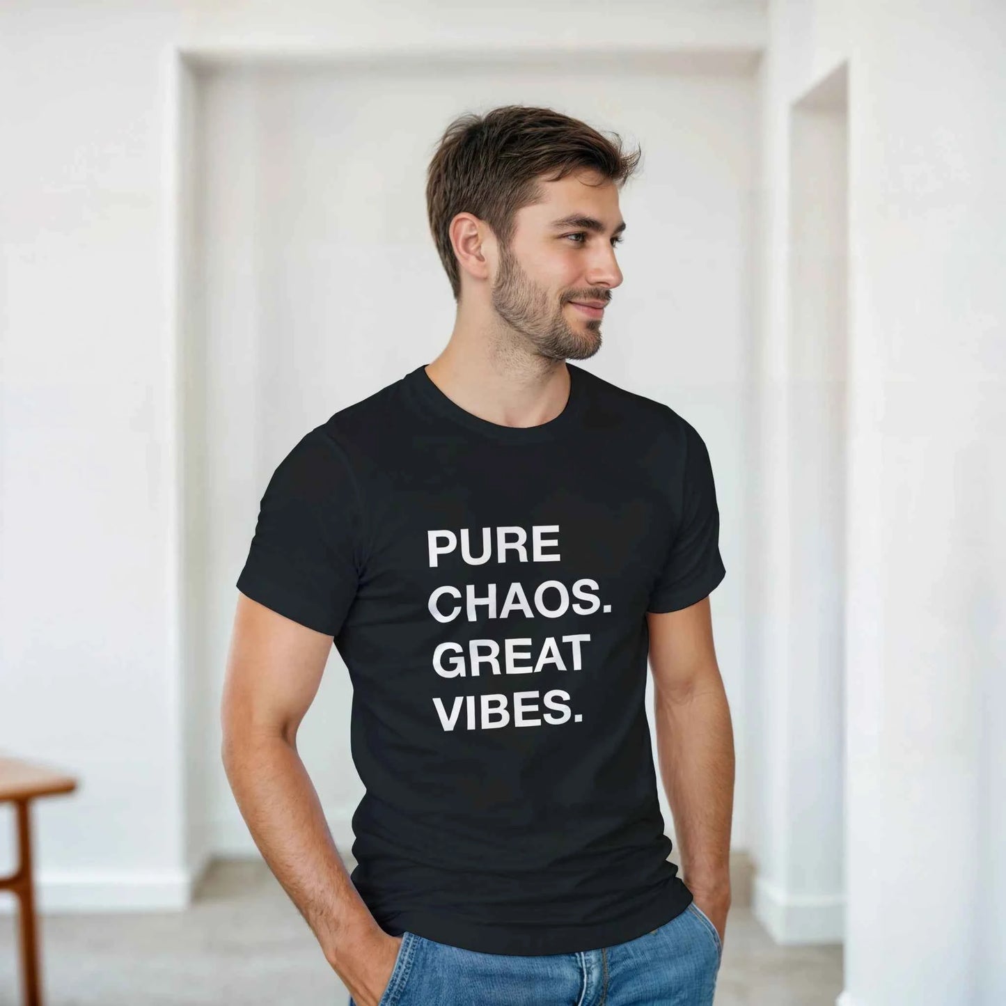 PLAINSPEAK - CHAOS VIBES - Unisex Crewneck T