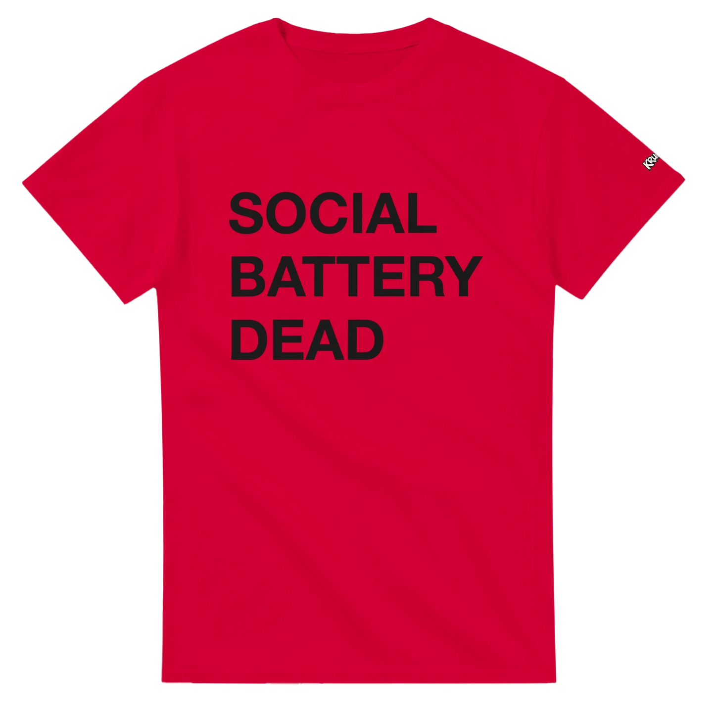 PLAINSPEAK - SOCIAL BATTERY DEAD - Unisex Crewneck T
